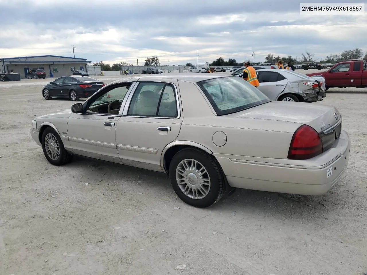 2009 Mercury Grand Marquis Ls VIN: 2MEHM75V49X618567 Lot: 77989994