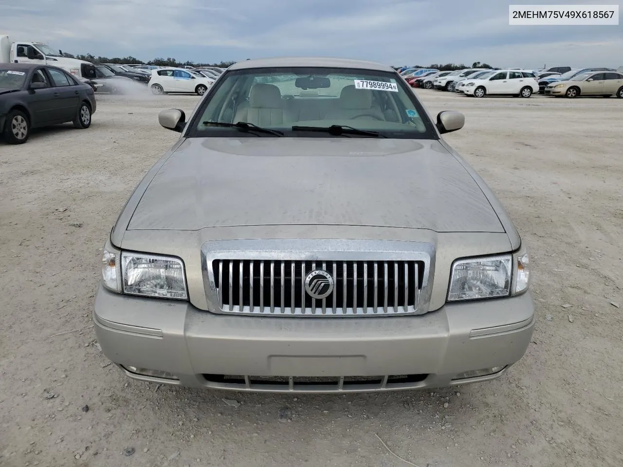 2009 Mercury Grand Marquis Ls VIN: 2MEHM75V49X618567 Lot: 77989994