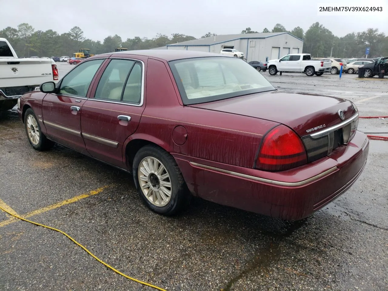 2009 Mercury Grand Marquis Ls VIN: 2MEHM75V39X624943 Lot: 78849074