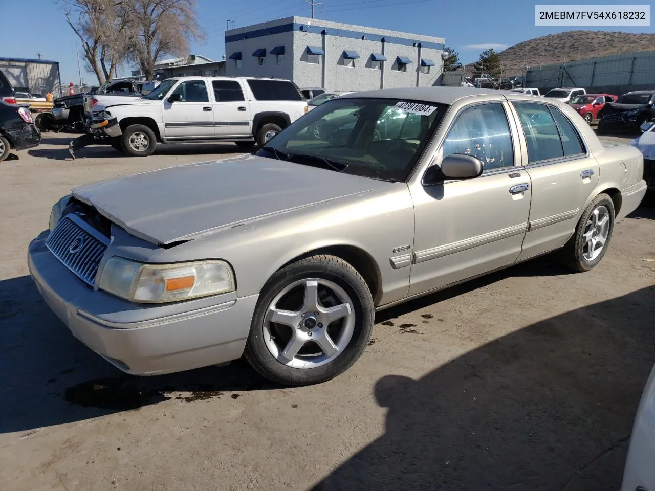 2010 Mercury Grand Marq VIN: 2MEBM7FV54X618232 Lot: 42391084