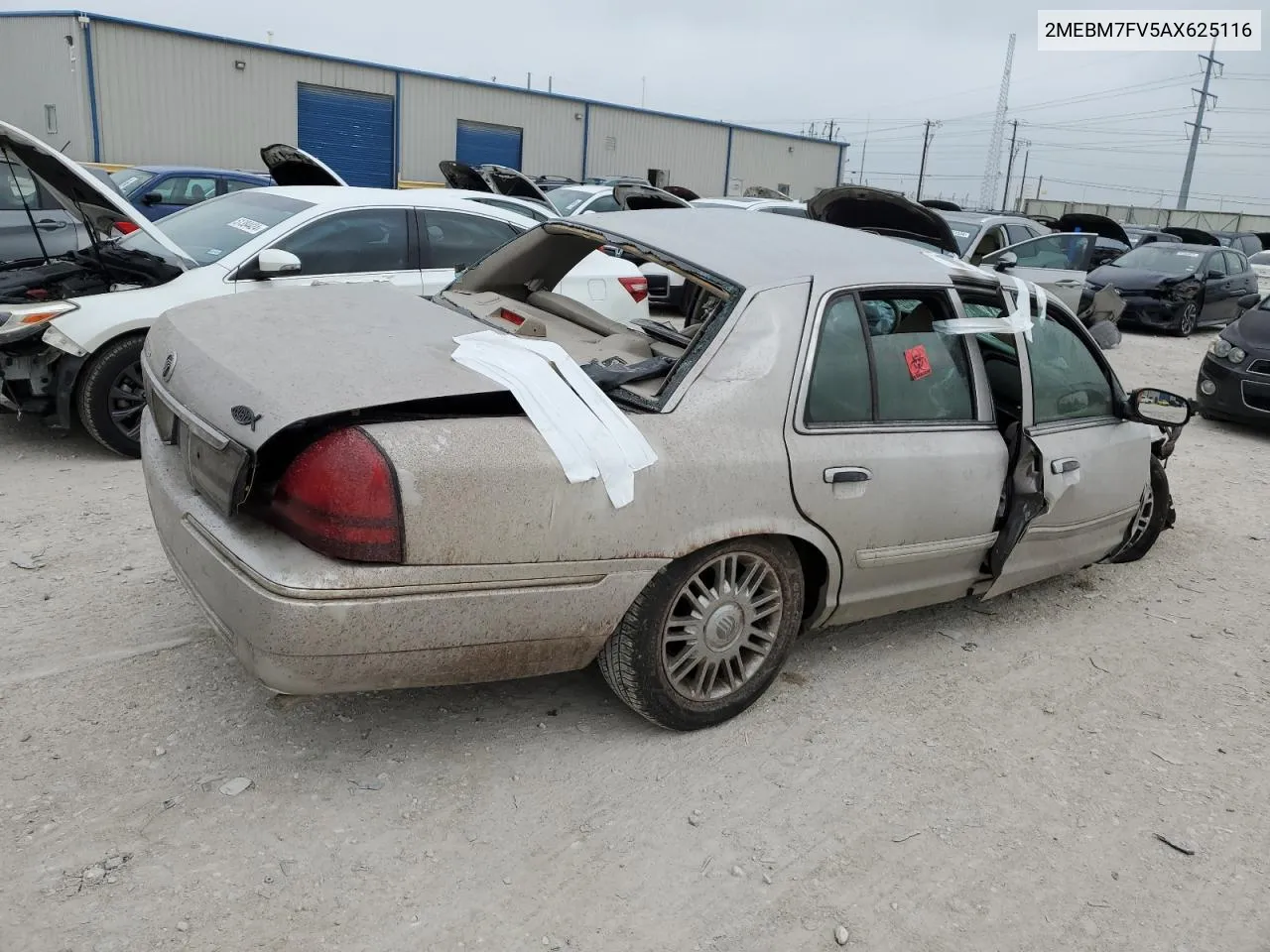 2010 Mercury Grand Marquis Ls VIN: 2MEBM7FV5AX625116 Lot: 51291824