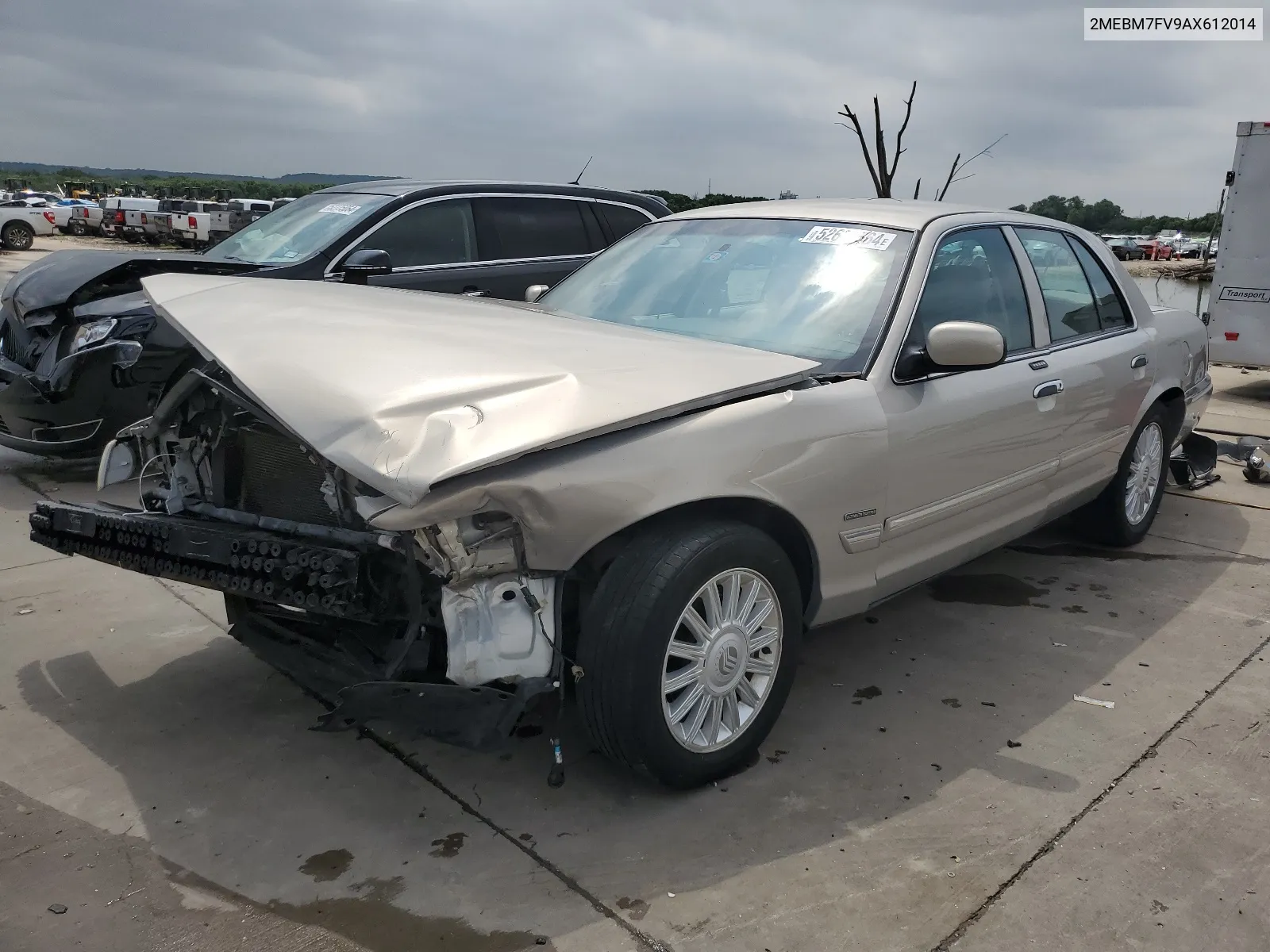 2010 Mercury Grand Marquis Ls VIN: 2MEBM7FV9AX612014 Lot: 52680664