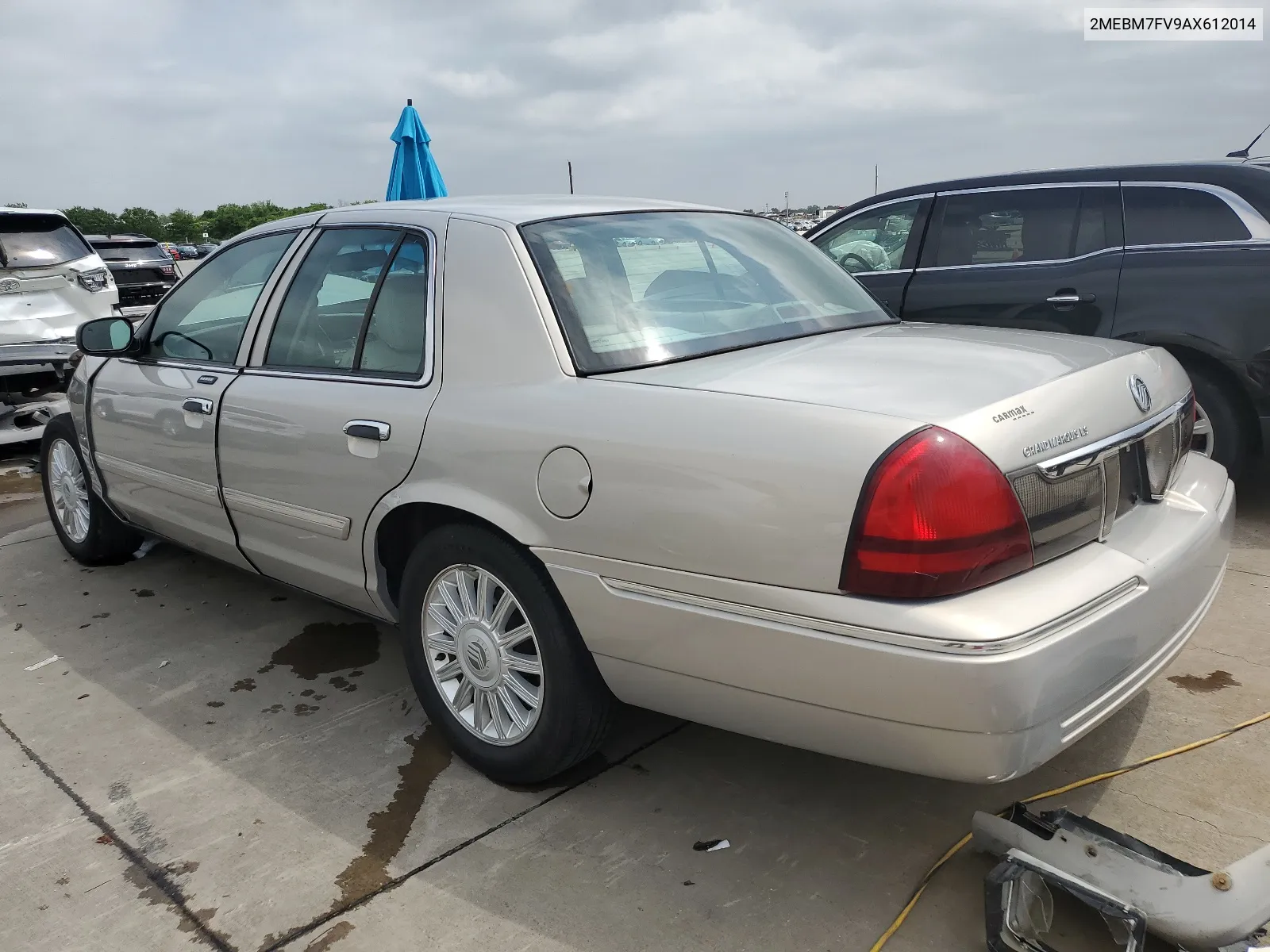 2010 Mercury Grand Marquis Ls VIN: 2MEBM7FV9AX612014 Lot: 52680664