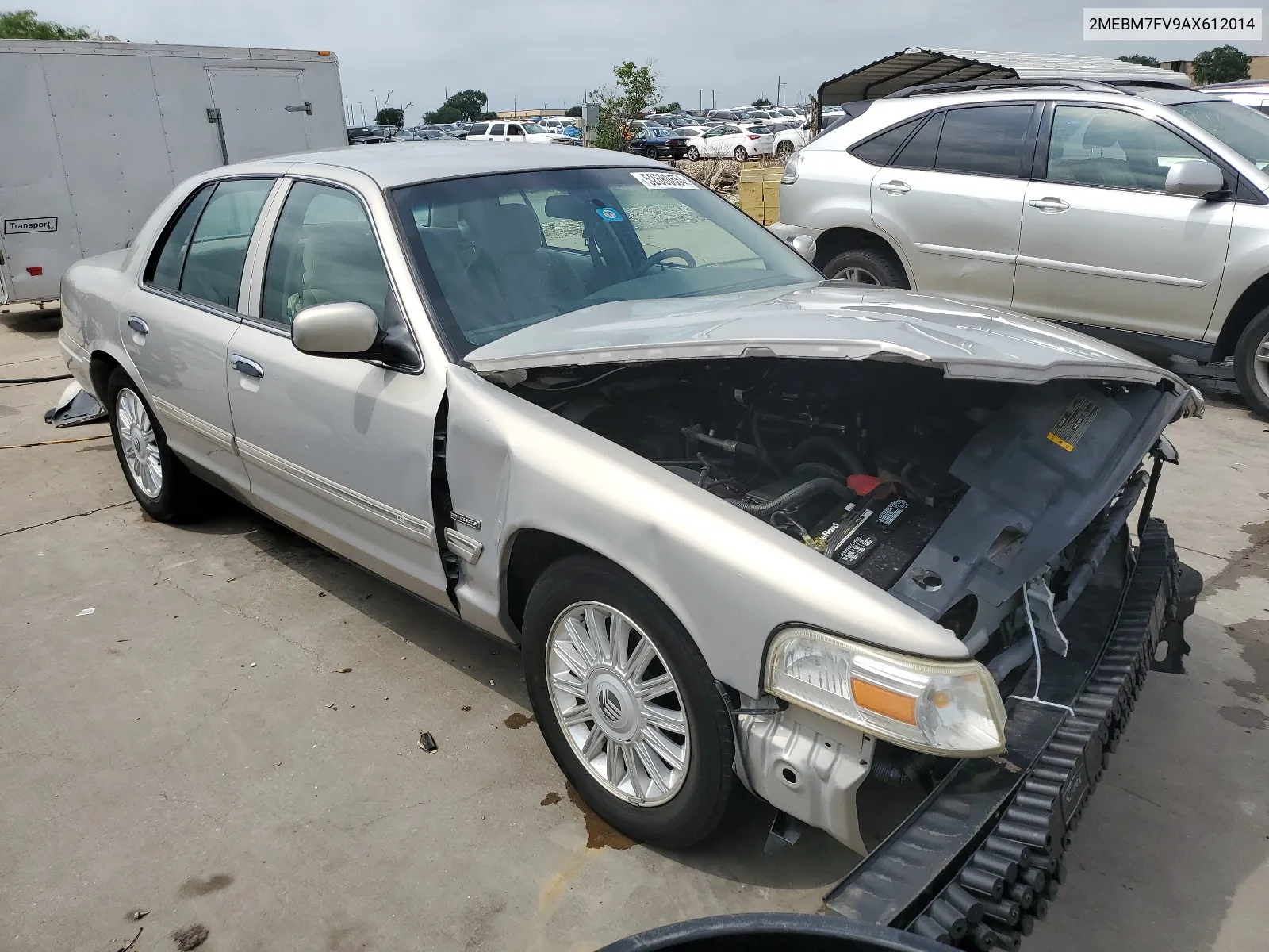 2010 Mercury Grand Marquis Ls VIN: 2MEBM7FV9AX612014 Lot: 52680664