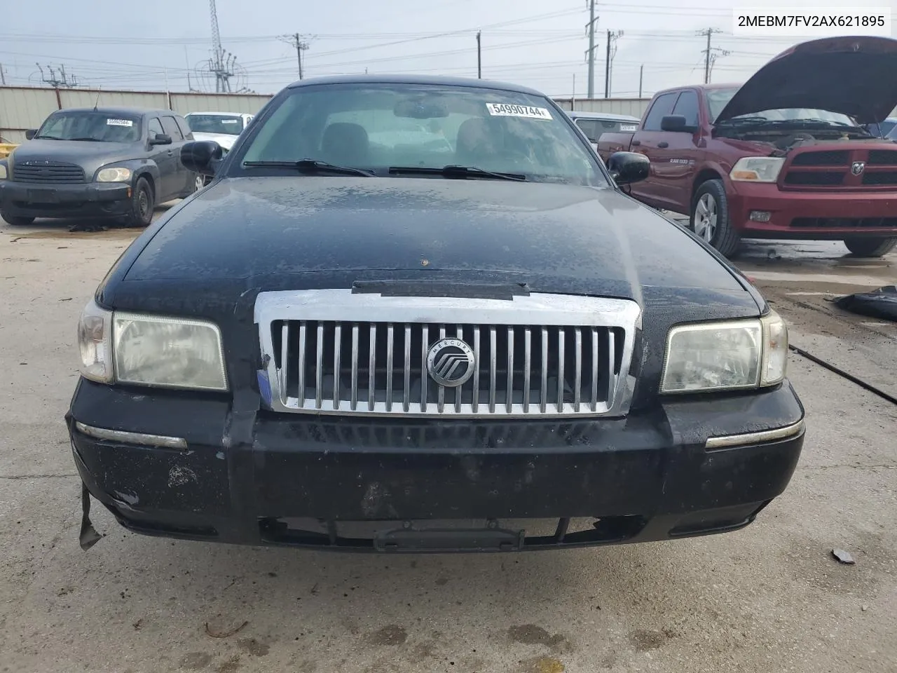 2010 Mercury Grand Marquis Ls VIN: 2MEBM7FV2AX621895 Lot: 54990744