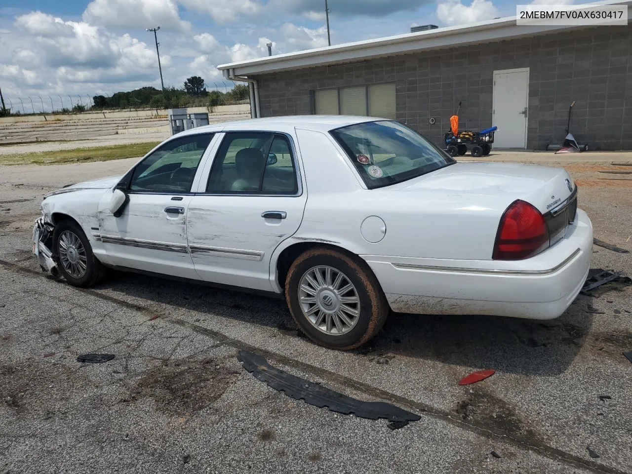 2010 Mercury Grand Marquis Ls VIN: 2MEBM7FV0AX630417 Lot: 65022524