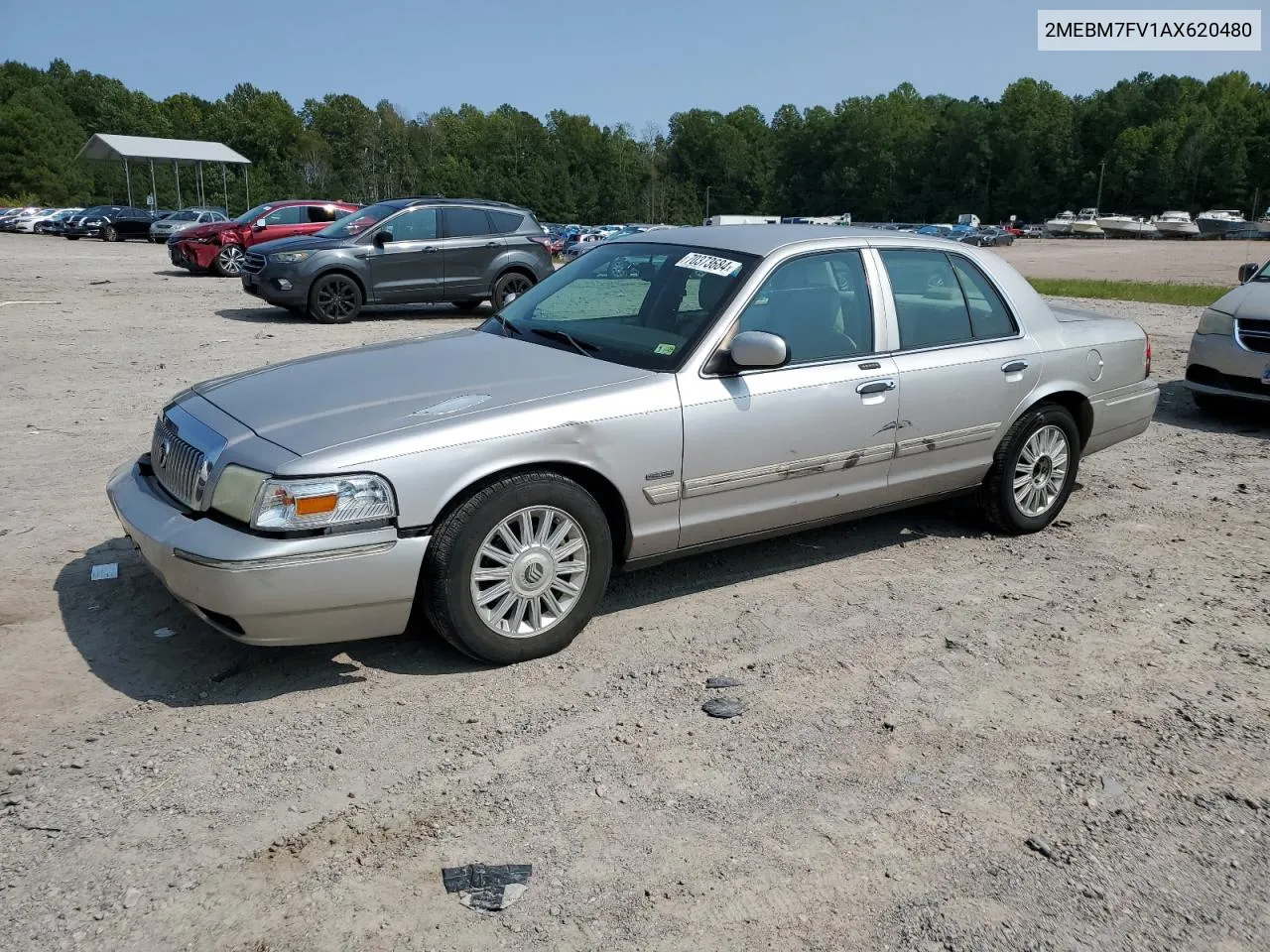 2010 Mercury Grand Marquis Ls VIN: 2MEBM7FV1AX620480 Lot: 70373684