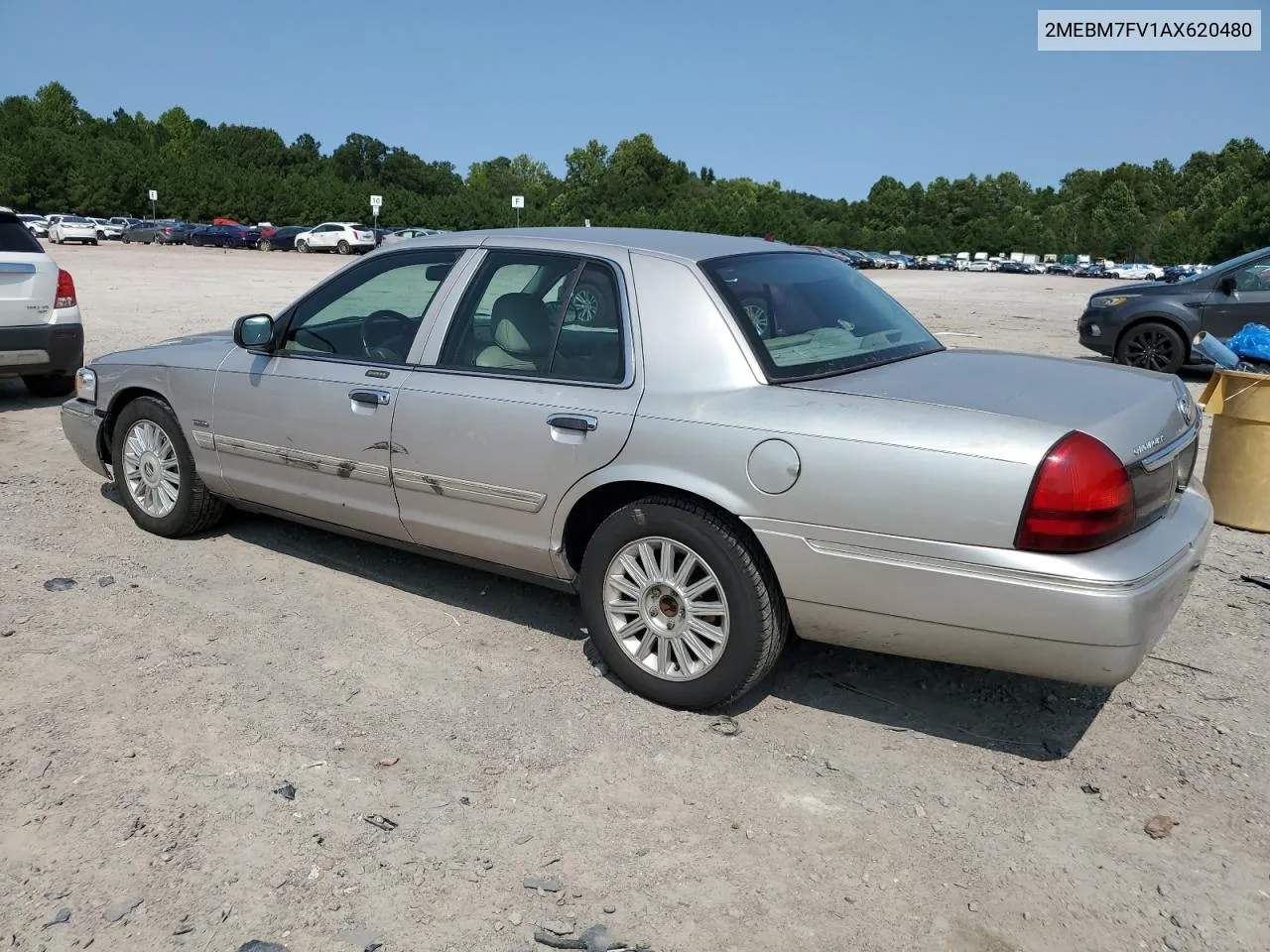 2010 Mercury Grand Marquis Ls VIN: 2MEBM7FV1AX620480 Lot: 70373684