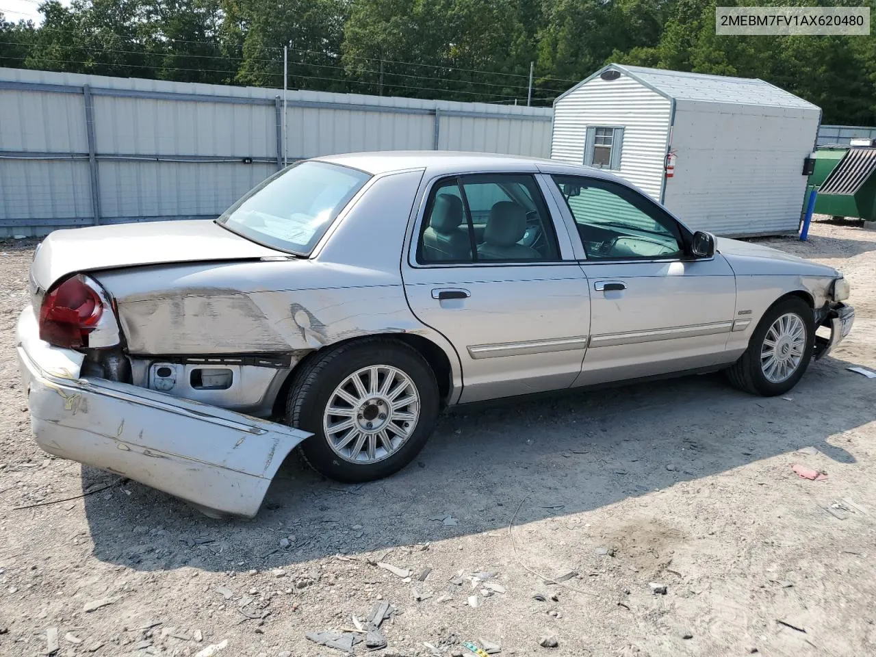 2010 Mercury Grand Marquis Ls VIN: 2MEBM7FV1AX620480 Lot: 70373684