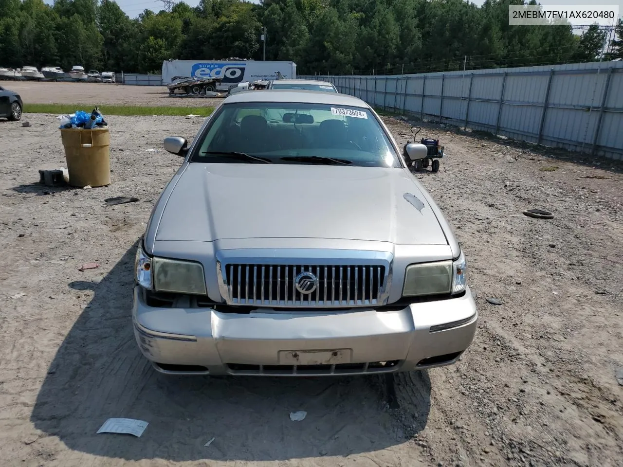 2010 Mercury Grand Marquis Ls VIN: 2MEBM7FV1AX620480 Lot: 70373684