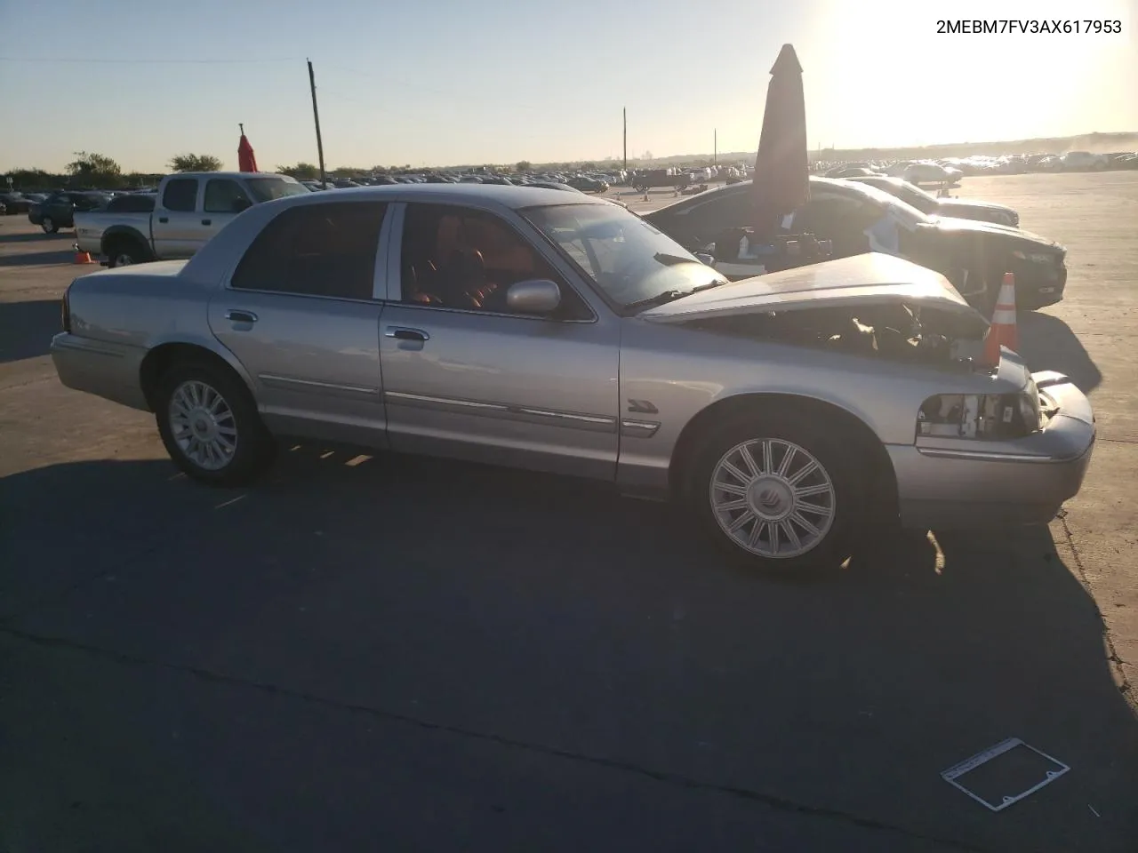 2010 Mercury Grand Marquis Ls VIN: 2MEBM7FV3AX617953 Lot: 70826424