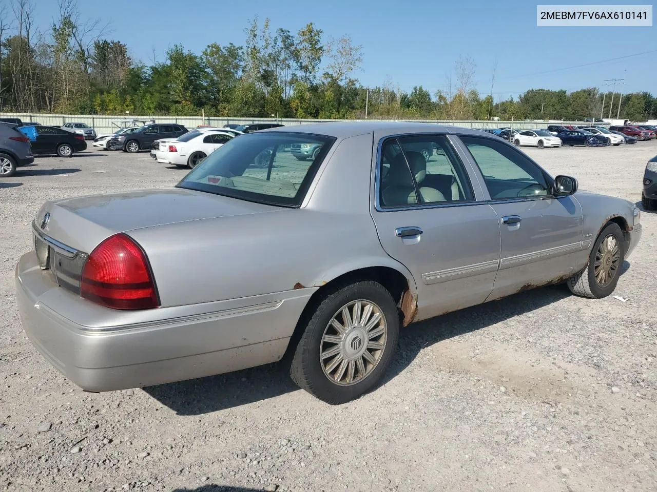 2MEBM7FV6AX610141 2010 Mercury Grand Marquis Ls