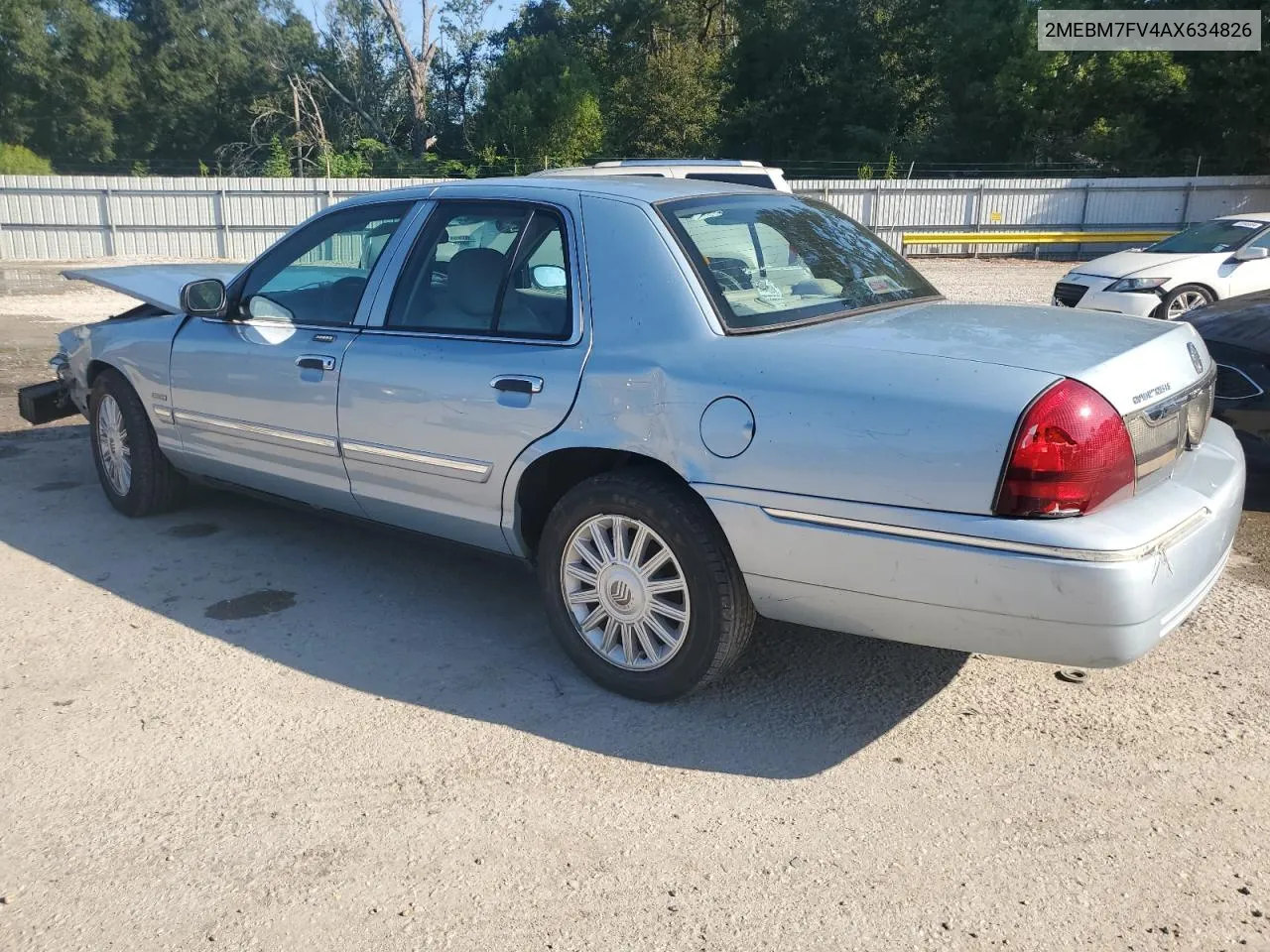 2010 Mercury Grand Marquis Ls VIN: 2MEBM7FV4AX634826 Lot: 72812414