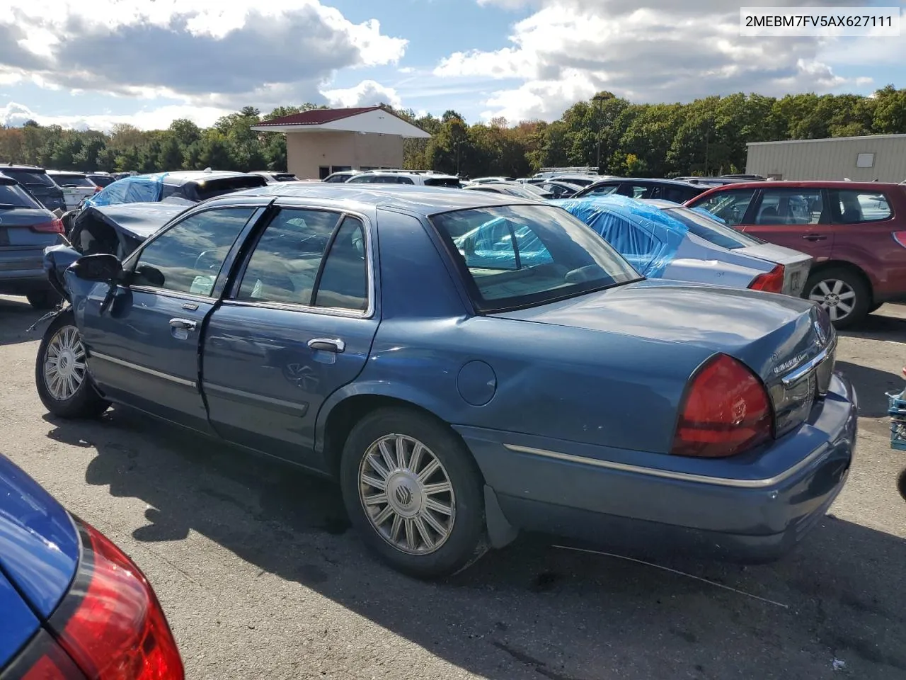 2010 Mercury Grand Marquis Ls VIN: 2MEBM7FV5AX627111 Lot: 73159674