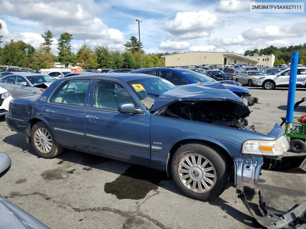 2010 Mercury Grand Marquis Ls VIN: 2MEBM7FV5AX627111 Lot: 73159674