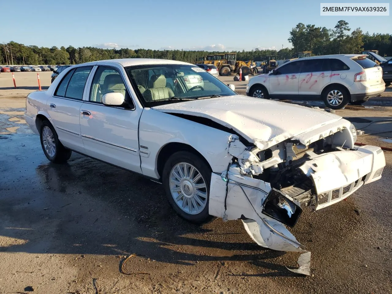 2010 Mercury Grand Marquis Ls VIN: 2MEBM7FV9AX639326 Lot: 73958844