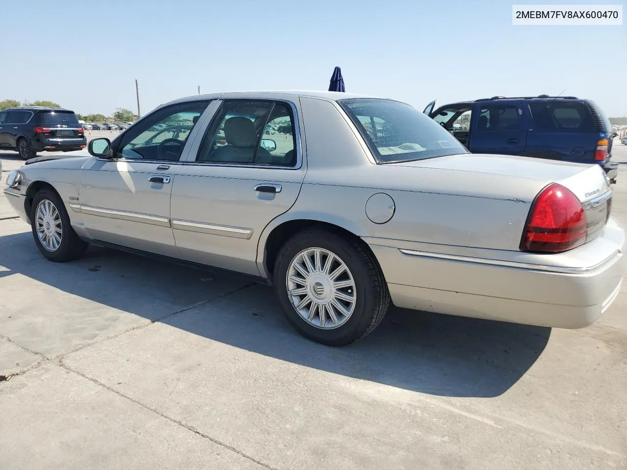 2010 Mercury Grand Marquis Ls VIN: 2MEBM7FV8AX600470 Lot: 74926644