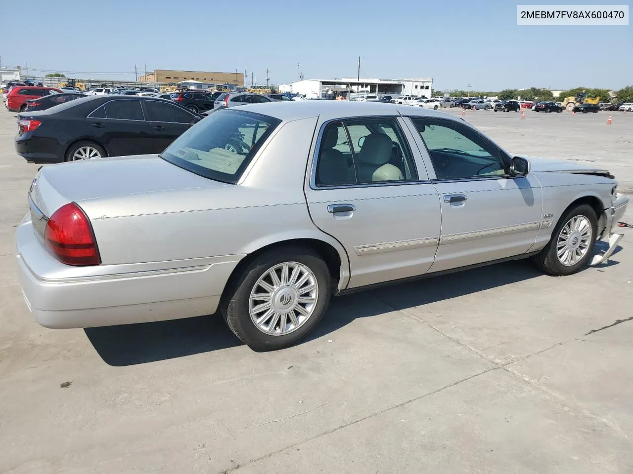 2010 Mercury Grand Marquis Ls VIN: 2MEBM7FV8AX600470 Lot: 74926644