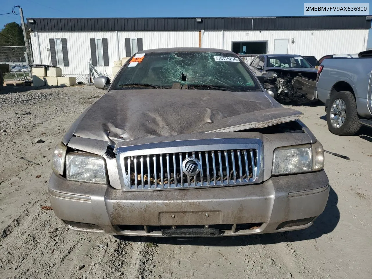 2010 Mercury Grand Marquis Ls VIN: 2MEBM7FV9AX636300 Lot: 76179254