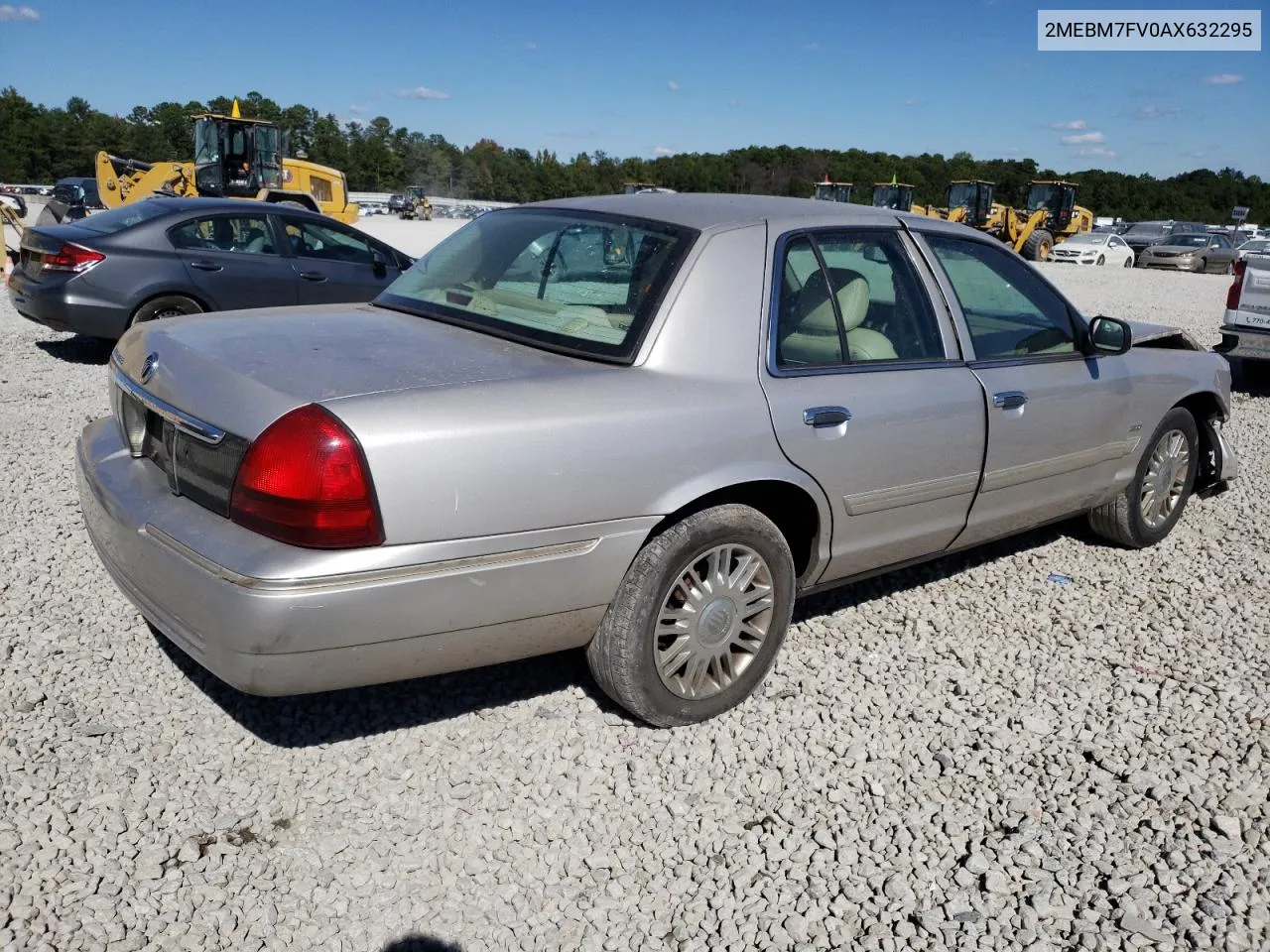 2010 Mercury Grand Marquis Ls VIN: 2MEBM7FV0AX632295 Lot: 76400254