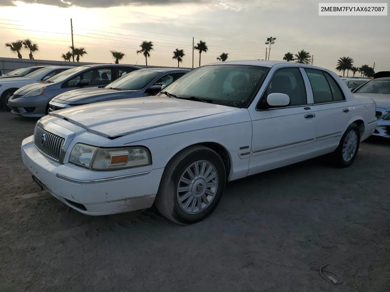 2010 Mercury Grand Marquis Ls VIN: 2MEBM7FV1AX627087 Lot: 76724044