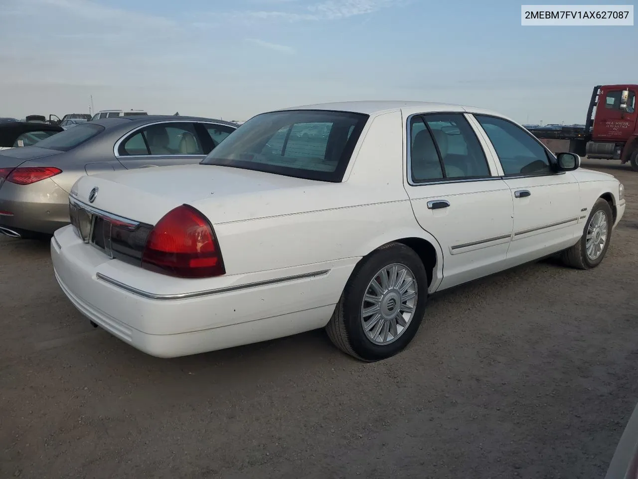 2010 Mercury Grand Marquis Ls VIN: 2MEBM7FV1AX627087 Lot: 76724044