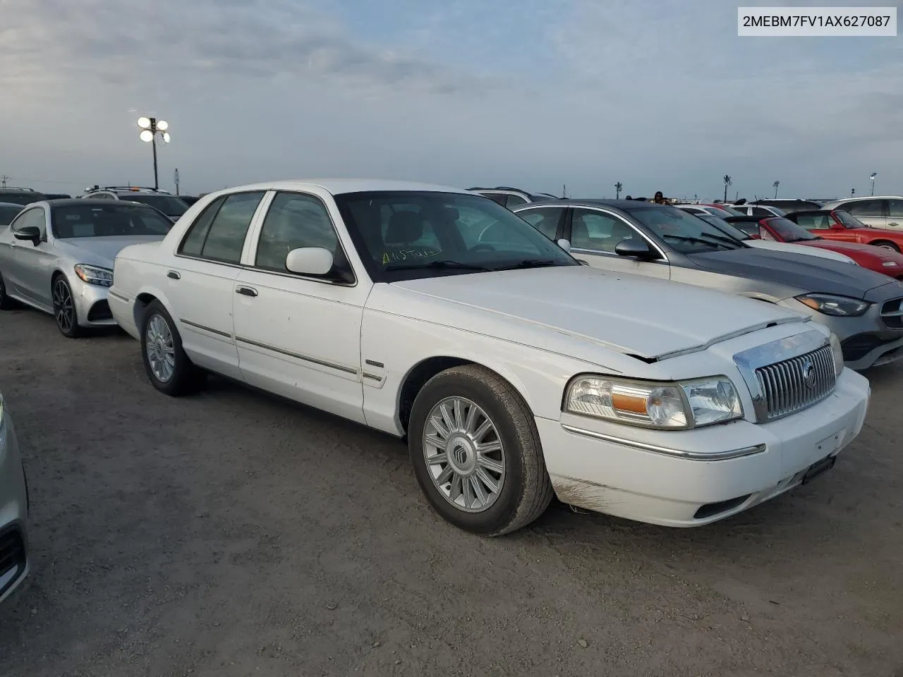 2010 Mercury Grand Marquis Ls VIN: 2MEBM7FV1AX627087 Lot: 76724044