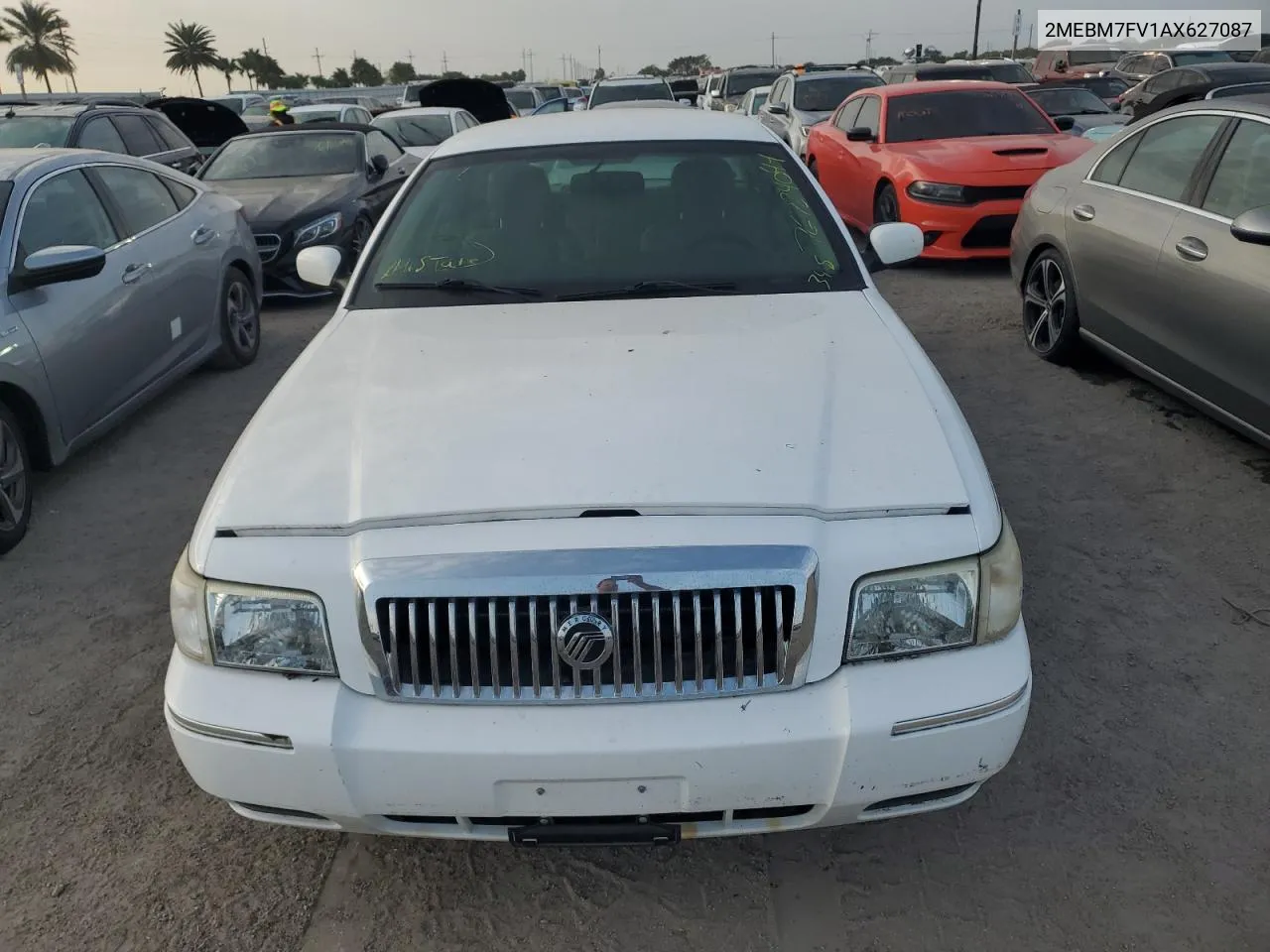 2010 Mercury Grand Marquis Ls VIN: 2MEBM7FV1AX627087 Lot: 76724044