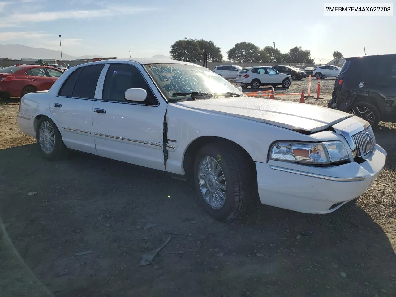 2010 Mercury Grand Marquis Ls VIN: 2MEBM7FV4AX622708 Lot: 78519574