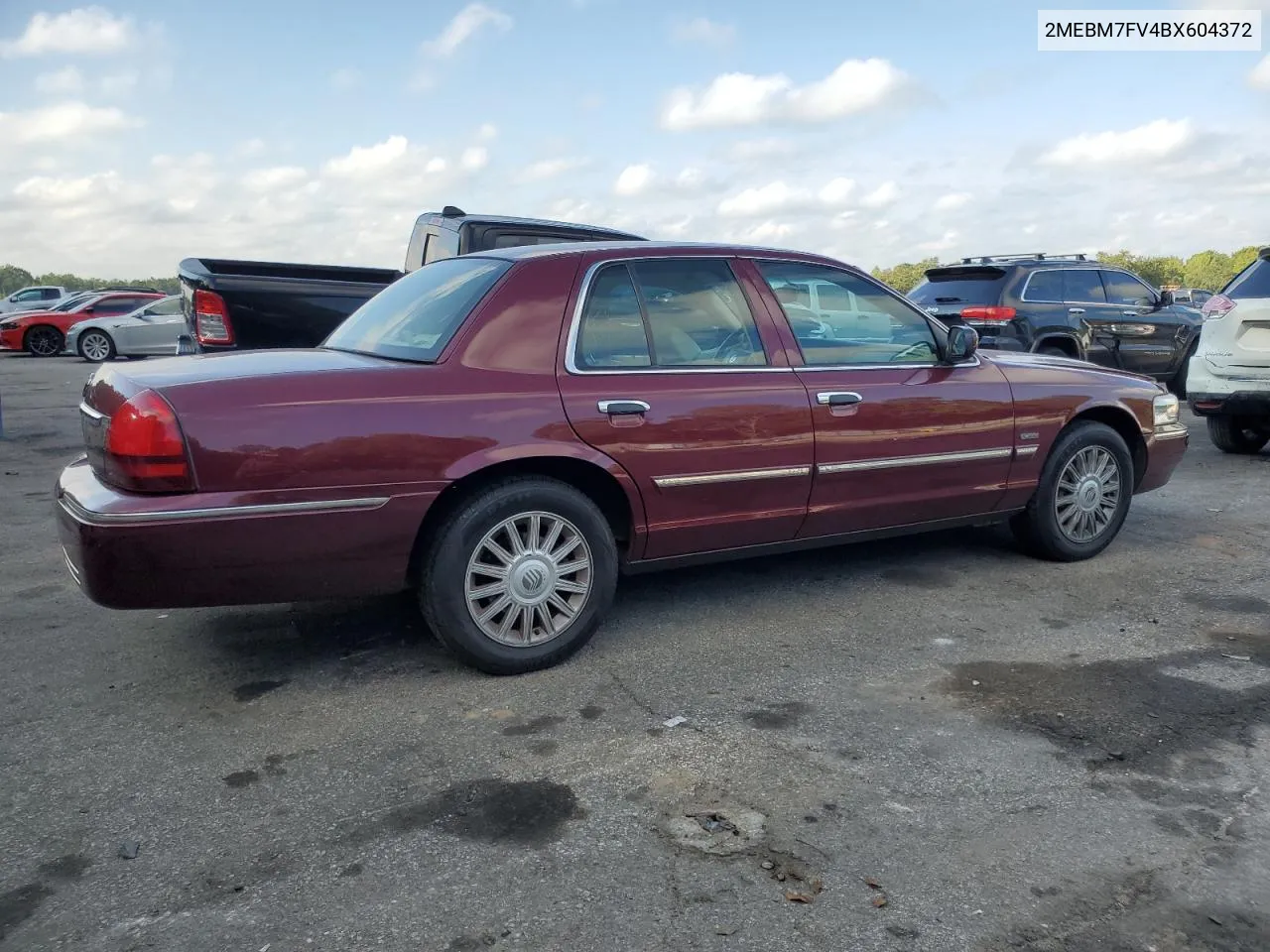 2MEBM7FV4BX604372 2011 Mercury Grand Marquis Ls