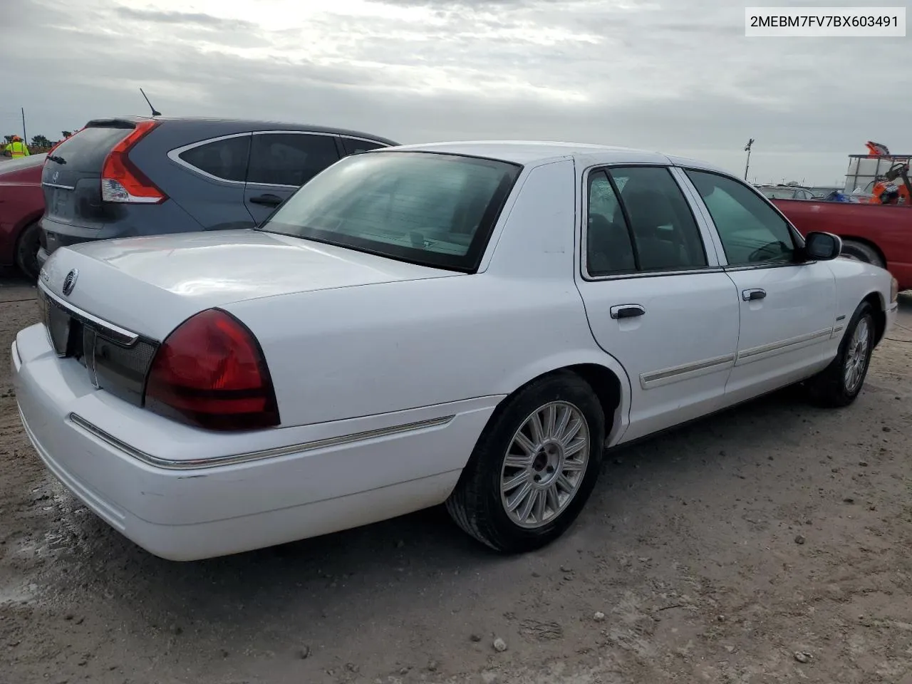 2011 Mercury Grand Marquis Ls VIN: 2MEBM7FV7BX603491 Lot: 73827424