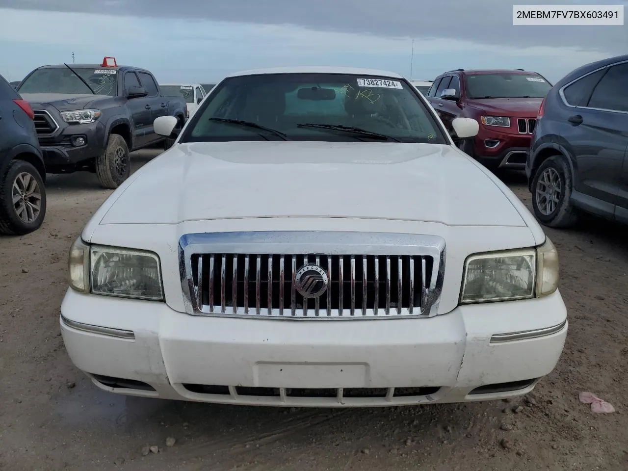 2011 Mercury Grand Marquis Ls VIN: 2MEBM7FV7BX603491 Lot: 73827424