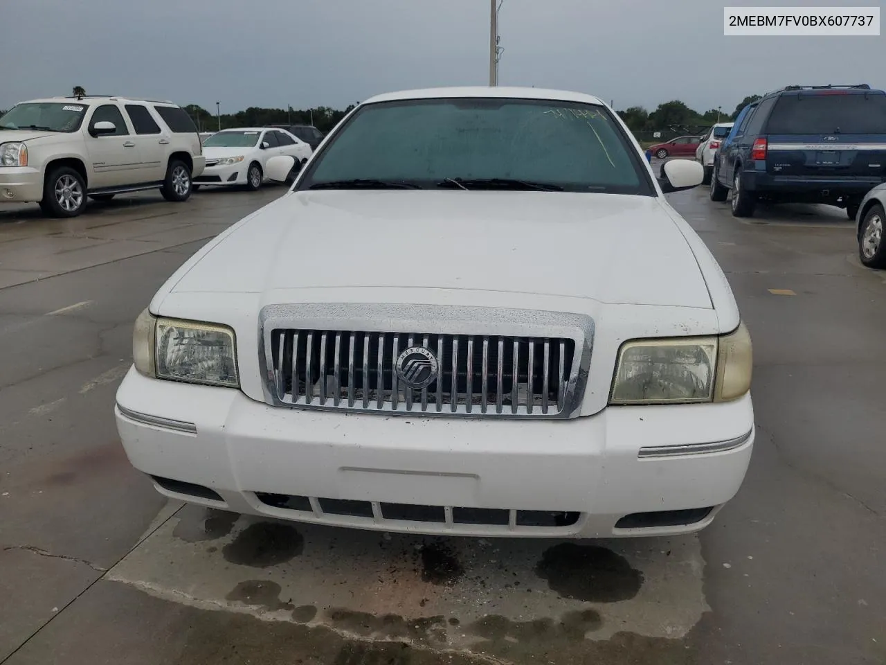 2011 Mercury Grand Marquis Ls VIN: 2MEBM7FV0BX607737 Lot: 74111494