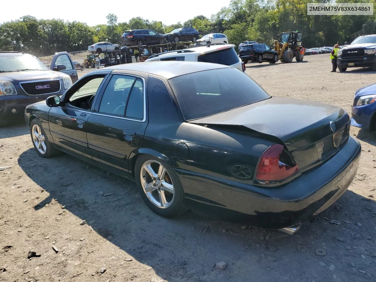 2003 Mercury Marauder VIN: 2MEHM75V83X634861 Lot: 69854704