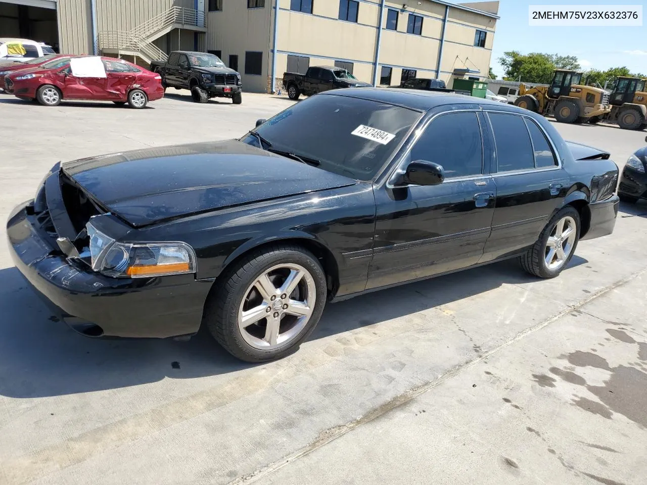 2003 Mercury Marauder VIN: 2MEHM75V23X632376 Lot: 72474894