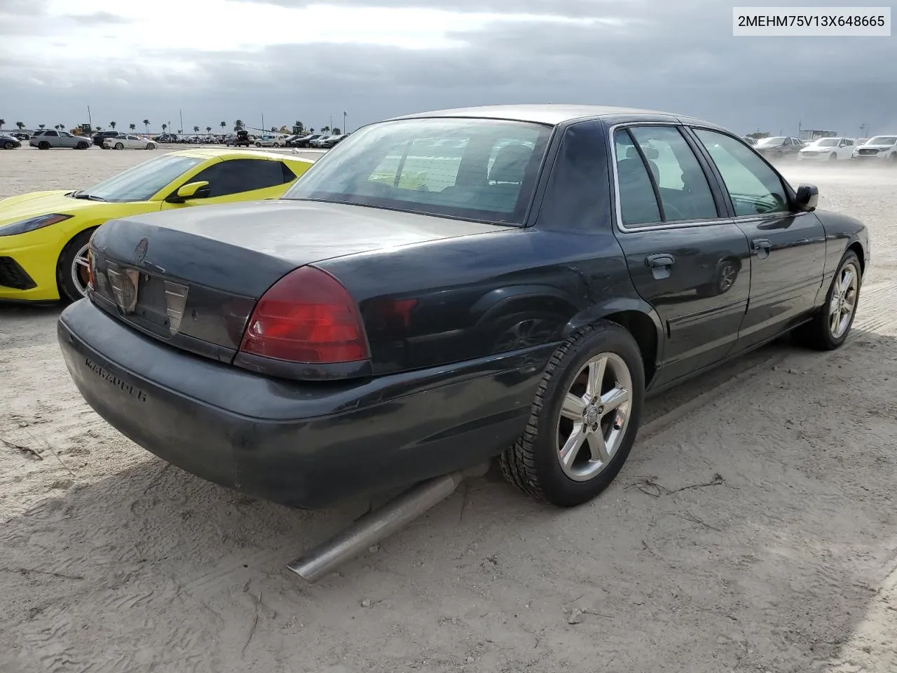 2003 Mercury Marauder VIN: 2MEHM75V13X648665 Lot: 76773694