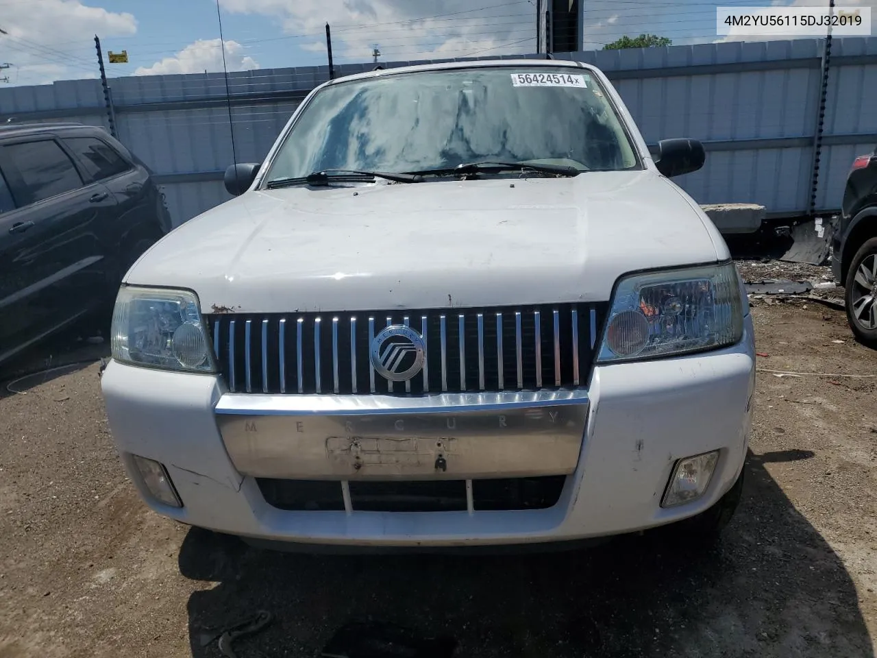 2005 Mercury Mariner VIN: 4M2YU56115DJ32019 Lot: 56424514