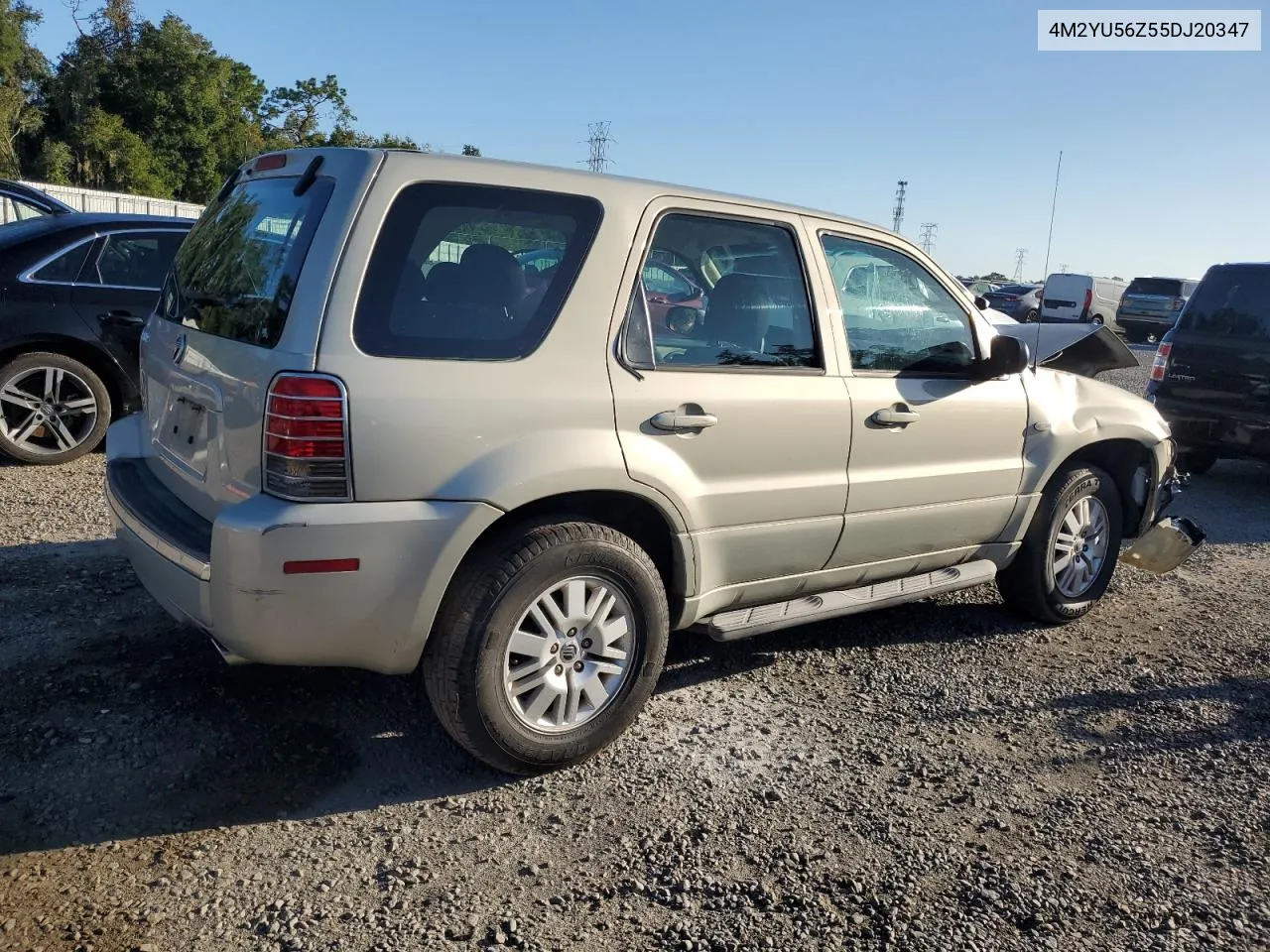 2005 Mercury Mariner VIN: 4M2YU56Z55DJ20347 Lot: 72631764