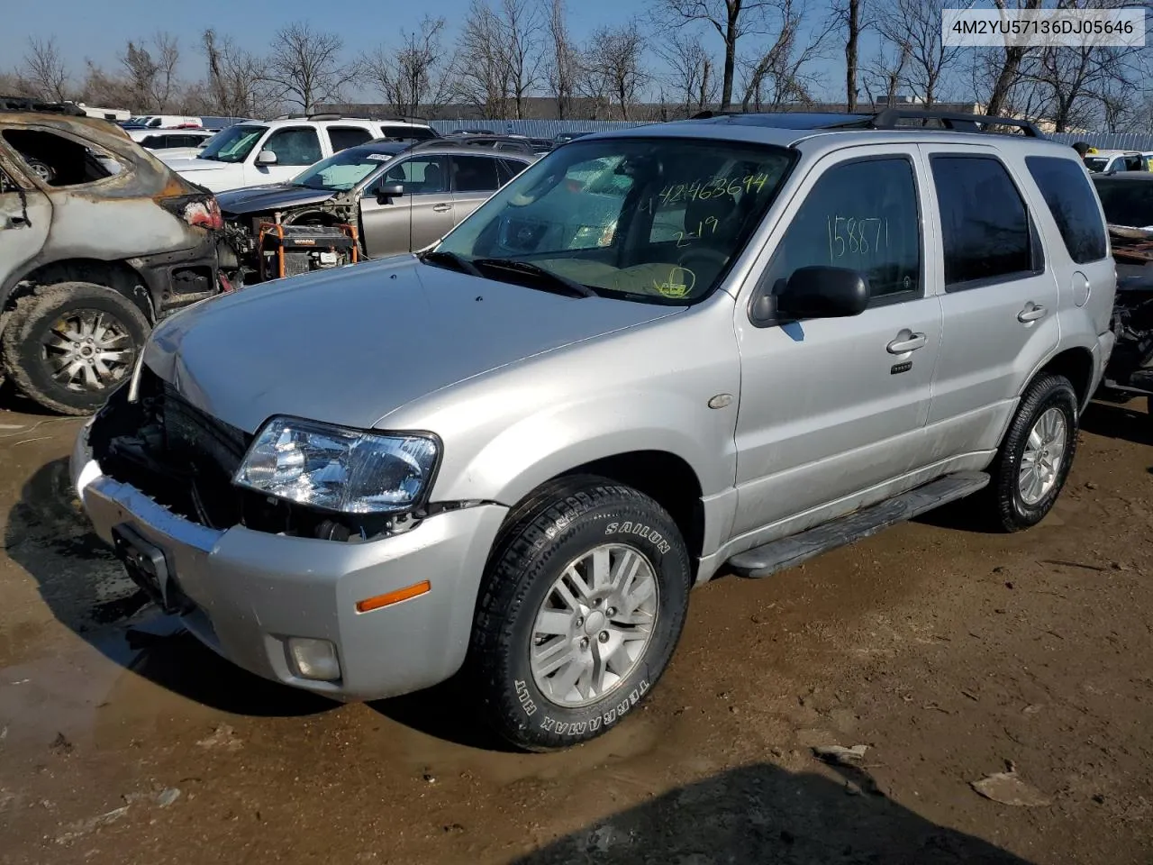 2006 Mercury Mariner VIN: 4M2YU57136DJ05646 Lot: 42463694