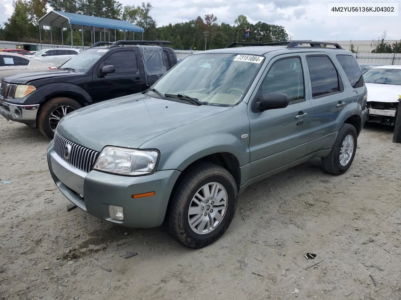 2006 Mercury Mariner VIN: 4M2YU56136KJ04302 Lot: 73151084