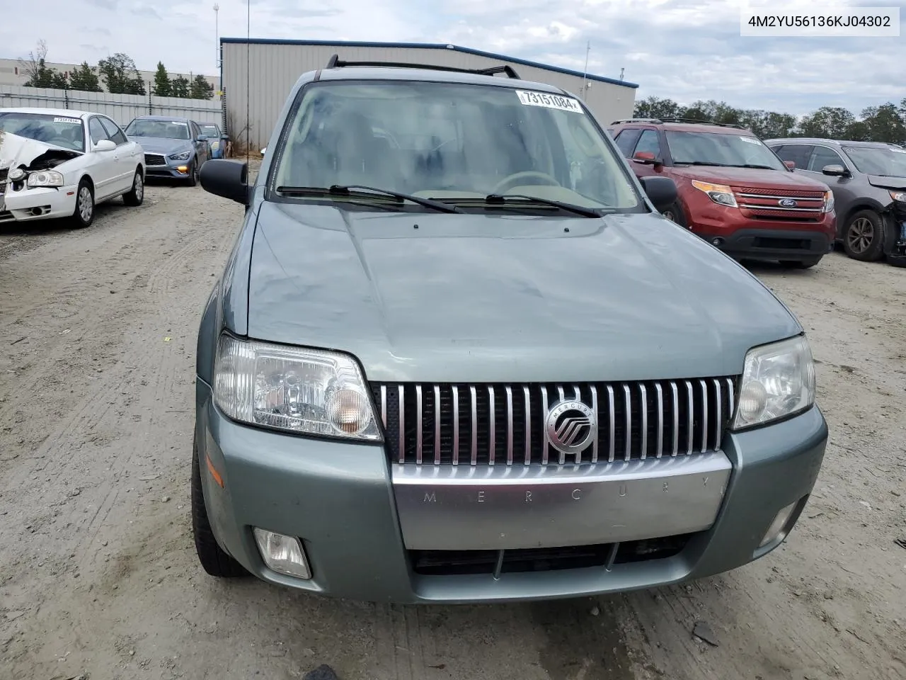 2006 Mercury Mariner VIN: 4M2YU56136KJ04302 Lot: 73151084