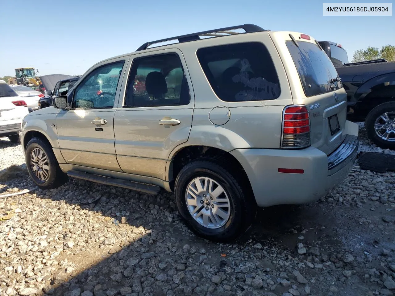 2006 Mercury Mariner VIN: 4M2YU56186DJ05904 Lot: 73395834