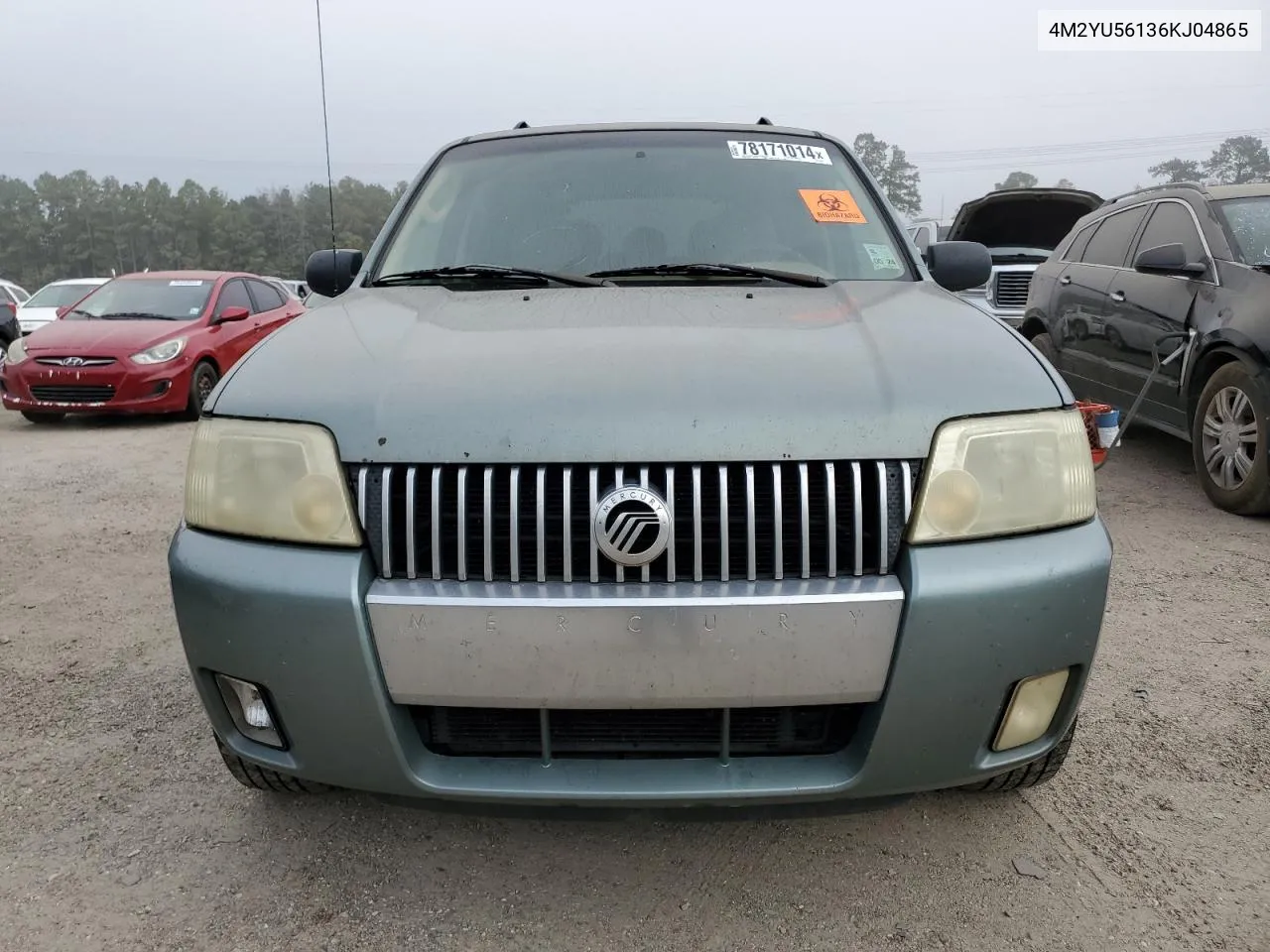 2006 Mercury Mariner VIN: 4M2YU56136KJ04865 Lot: 78171014