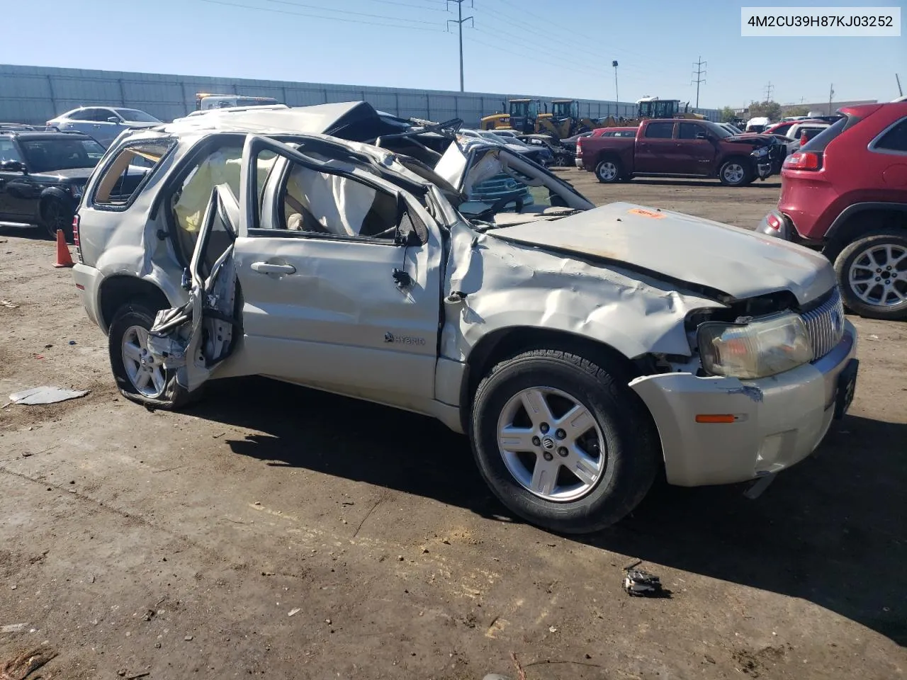 2007 Mercury Mariner Hev VIN: 4M2CU39H87KJ03252 Lot: 66141734