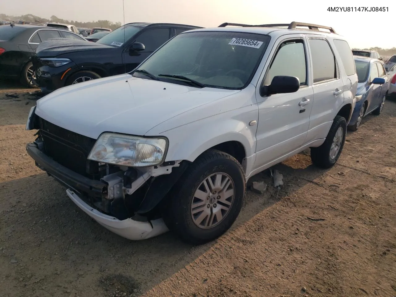 2007 Mercury Mariner Luxury VIN: 4M2YU81147KJ08451 Lot: 70285654