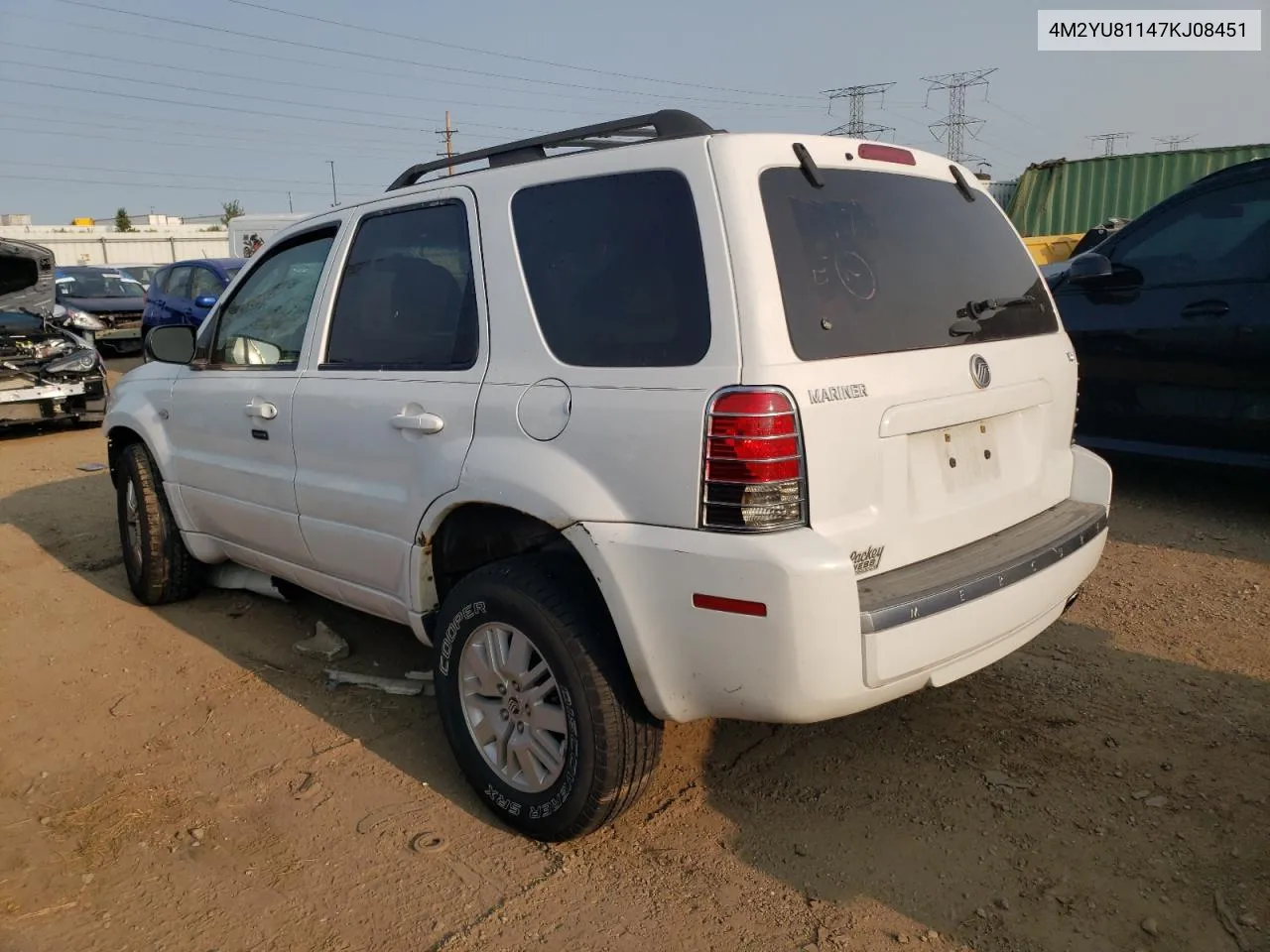 2007 Mercury Mariner Luxury VIN: 4M2YU81147KJ08451 Lot: 70285654