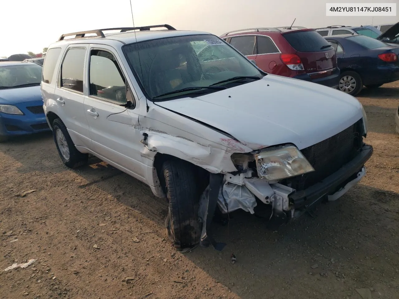 2007 Mercury Mariner Luxury VIN: 4M2YU81147KJ08451 Lot: 70285654