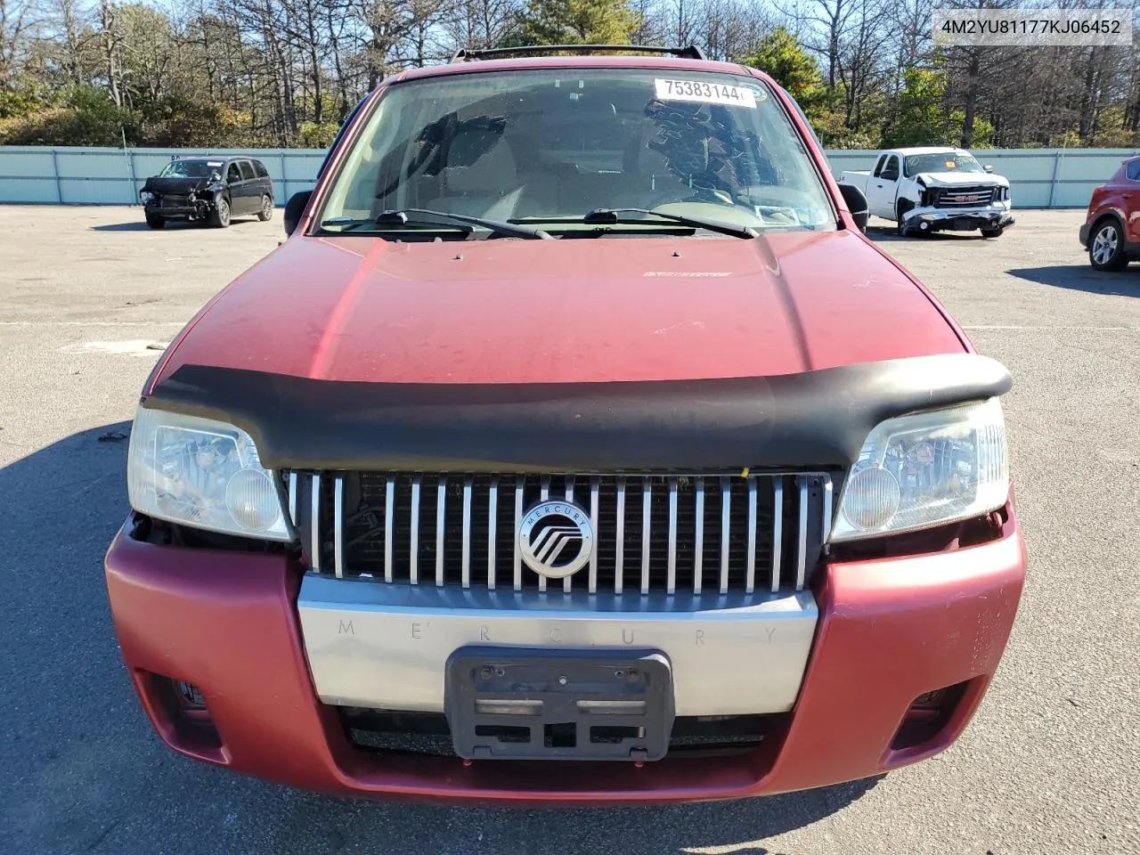 2007 Mercury Mariner Luxury VIN: 4M2YU81177KJ06452 Lot: 75383144