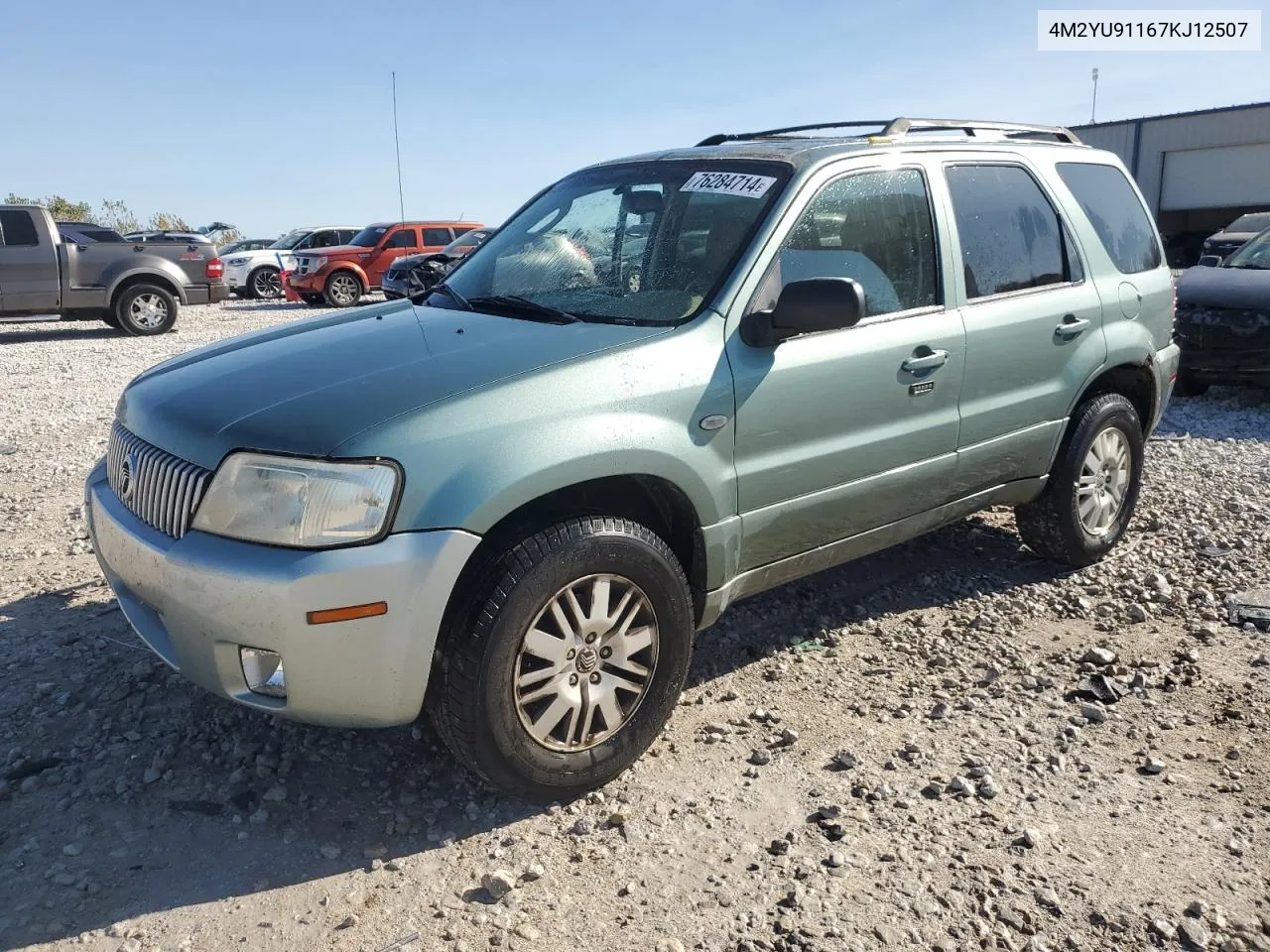 2007 Mercury Mariner Luxury VIN: 4M2YU91167KJ12507 Lot: 76284714