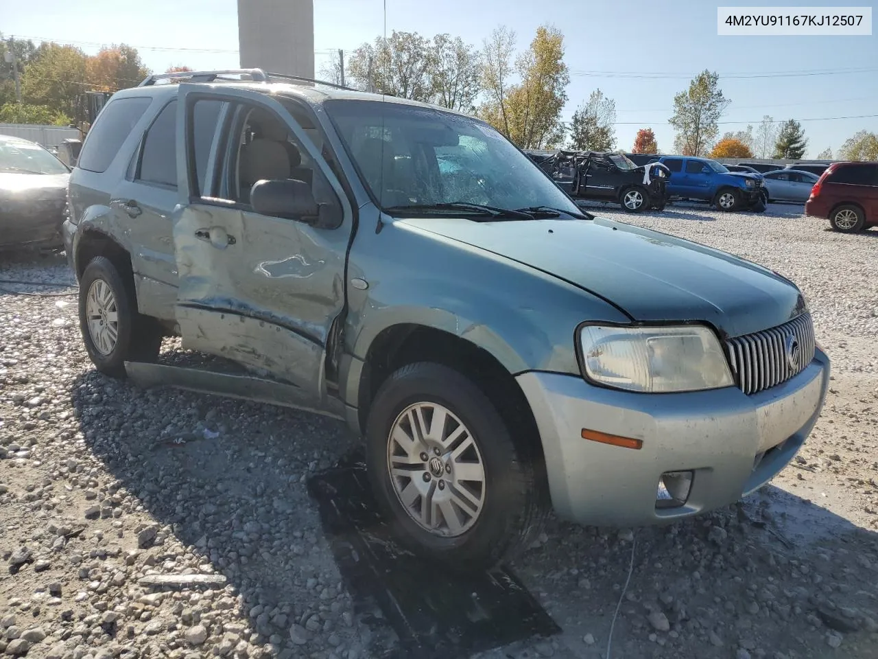 2007 Mercury Mariner Luxury VIN: 4M2YU91167KJ12507 Lot: 76284714